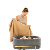 Miniboni Müslin Battaniye 100x120cm Bej